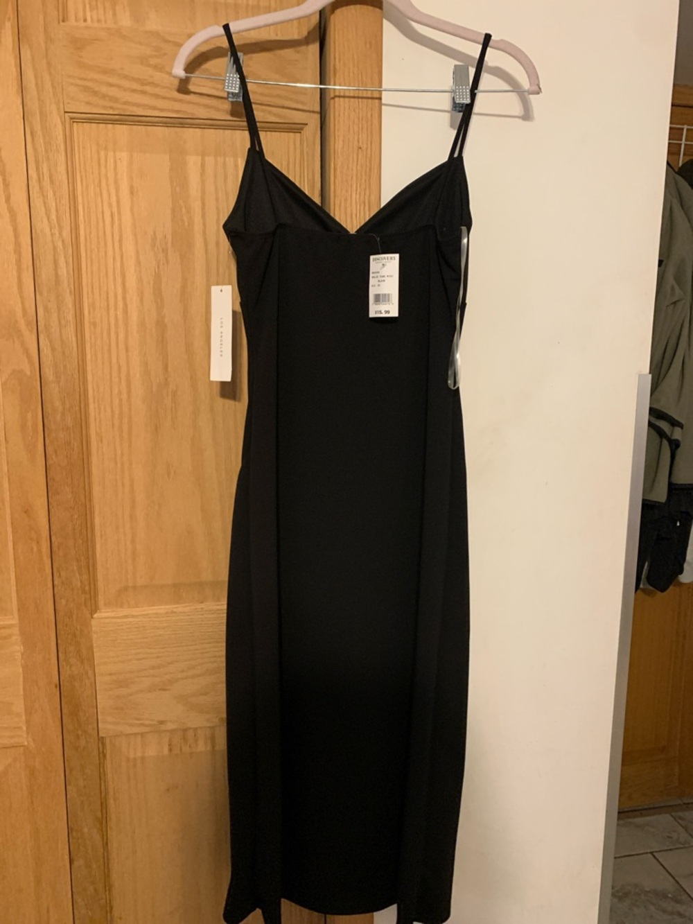 NWT Timing Tank MIDI Black Dress - Picture 4 of 5